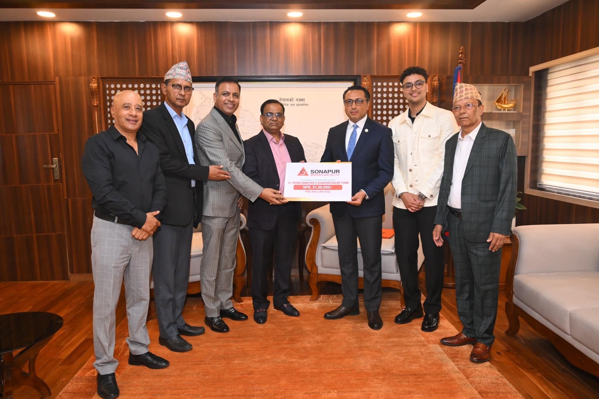 Sona Cement, Shubham Healthcare and Employees Contribute Rs. 10.59 Million to Flood Relief